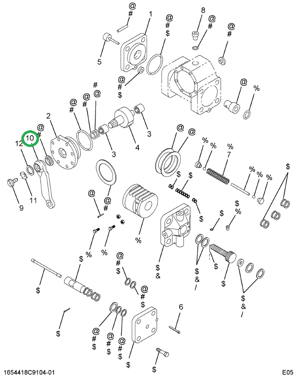 1657404C1 ARM STRG GEAR
