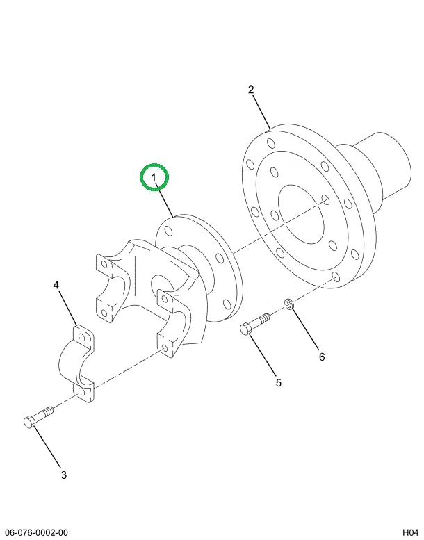 1663544C1 FLANGE ADAPTER 1710