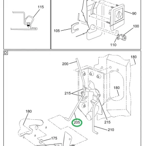 1664475C1 ROD RMT DR HNDL FOR INR HNDL