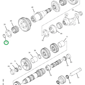 1693567C1 RING-SNAP M/S 1ST GEAR