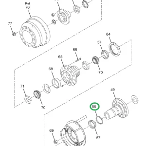 1695040C1 RING,SPINDLE
