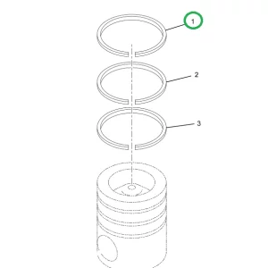 1843273C1 RING TOP COMPRESSION .030 O/S