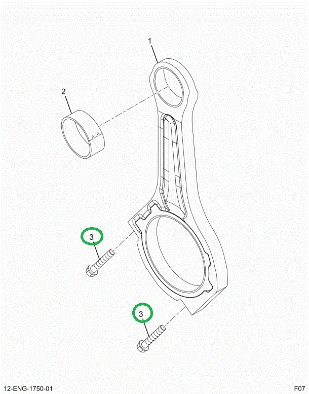1873884C2 BOLT CONNECTING ROD