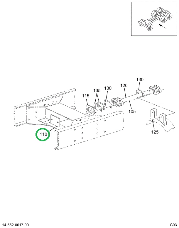 2010625C1 Plate, Bracket, Torque Rod, Su