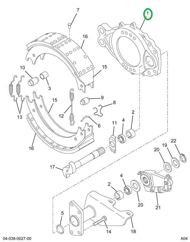 2504736C91 SPIDER BRAKE