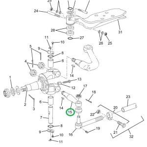 2505053C91 ARM-TIE ROD LT