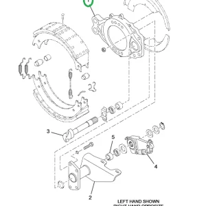 2518111C91 Spider, Pin Right Hand Rear