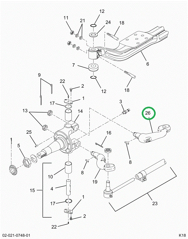 2520288C91 ARM,STEERING ARM