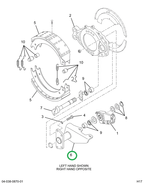 2521109C1 Bracket, Brake Chamber