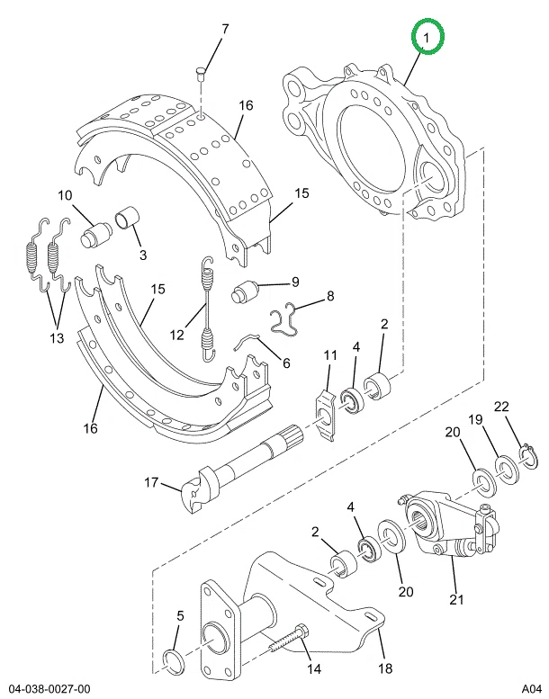2586758C91 SPIDER BRAKE