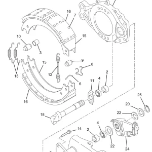 2588074C91 Spider, Brake
