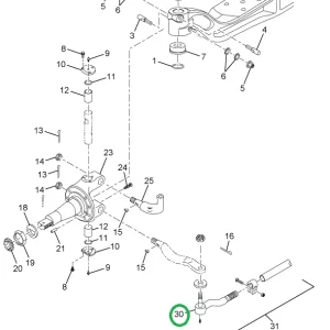 2589141C91 END-ASM TIE ROD LT