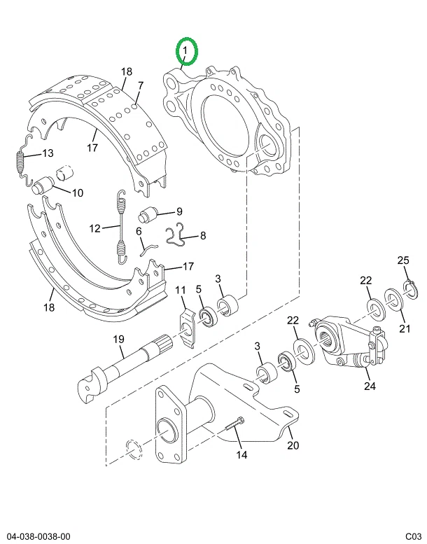 2590630C91 SPIDER BRAKE