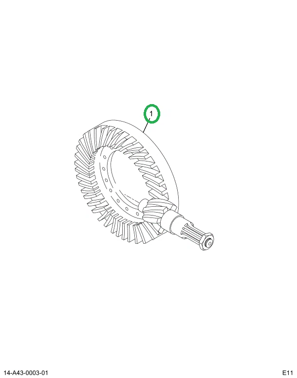 2593683C91 Gear Set, Differential Service