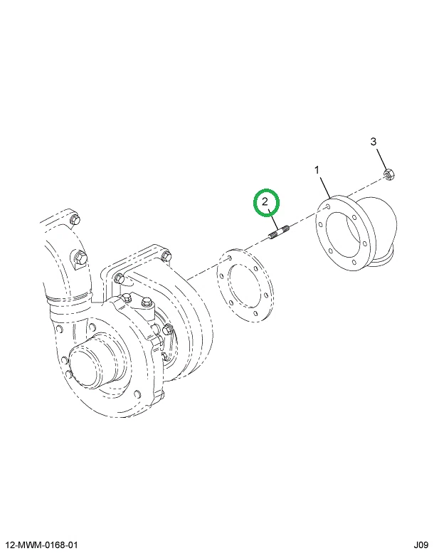 2597668C1 BOLT STUD