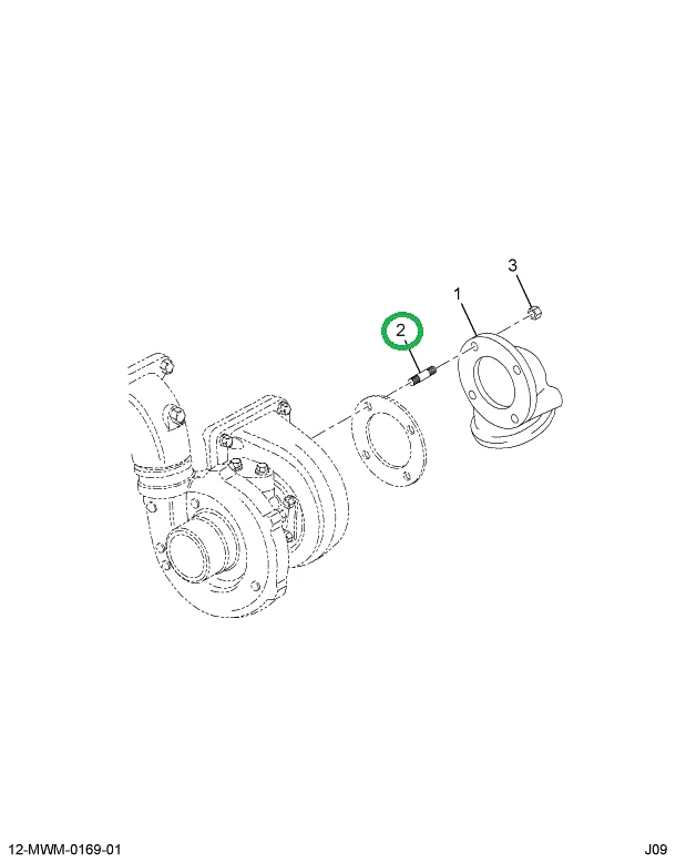 2597670C2 Bolt, Stud Y