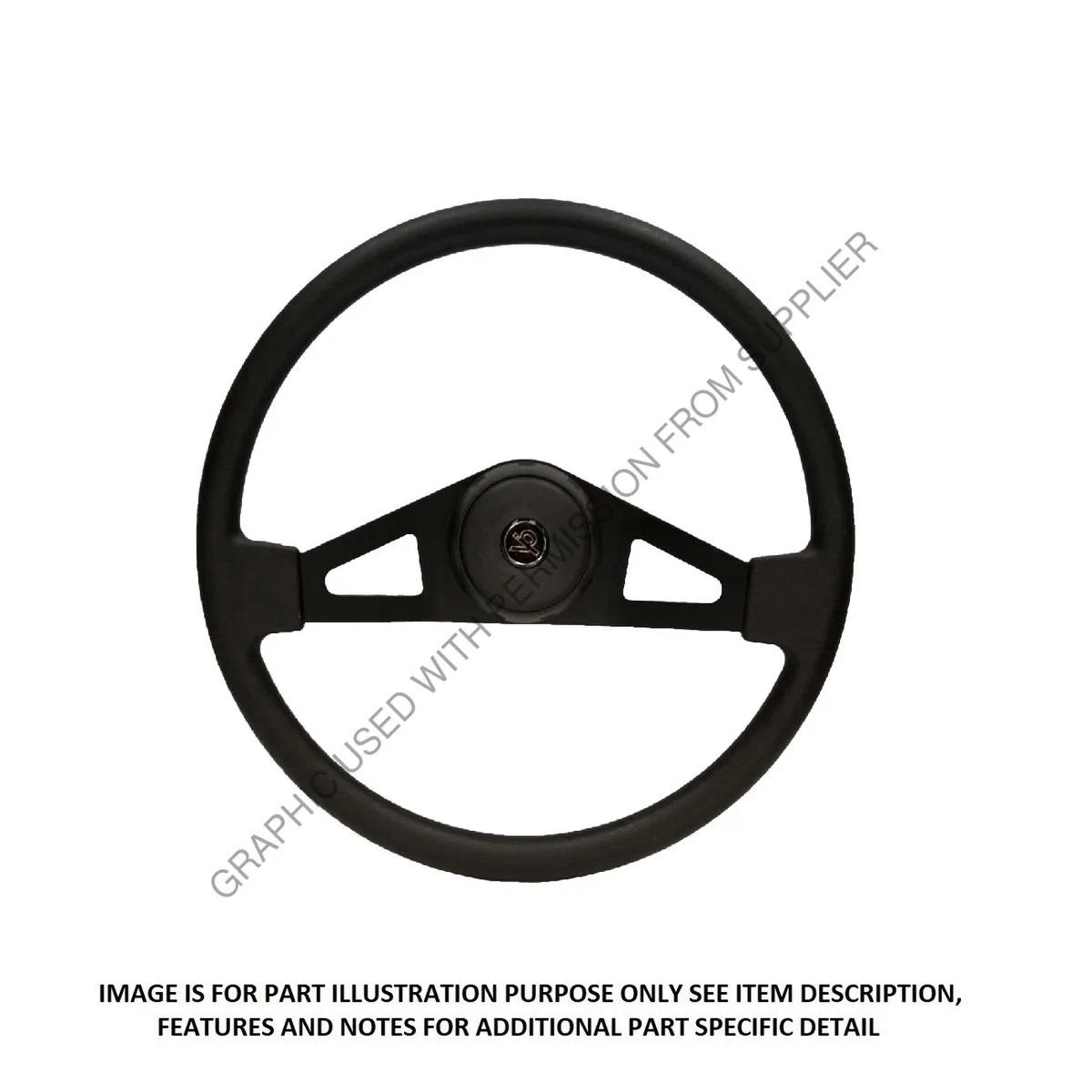 VIP BKBL18242MKSS WHEEL STEERING 18IN