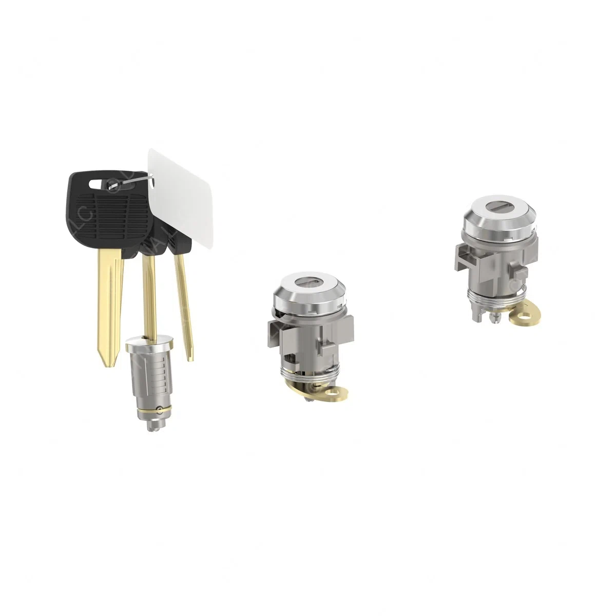 W22-00075-000 M2/P3 LOCKSET,3 KYS RNDM